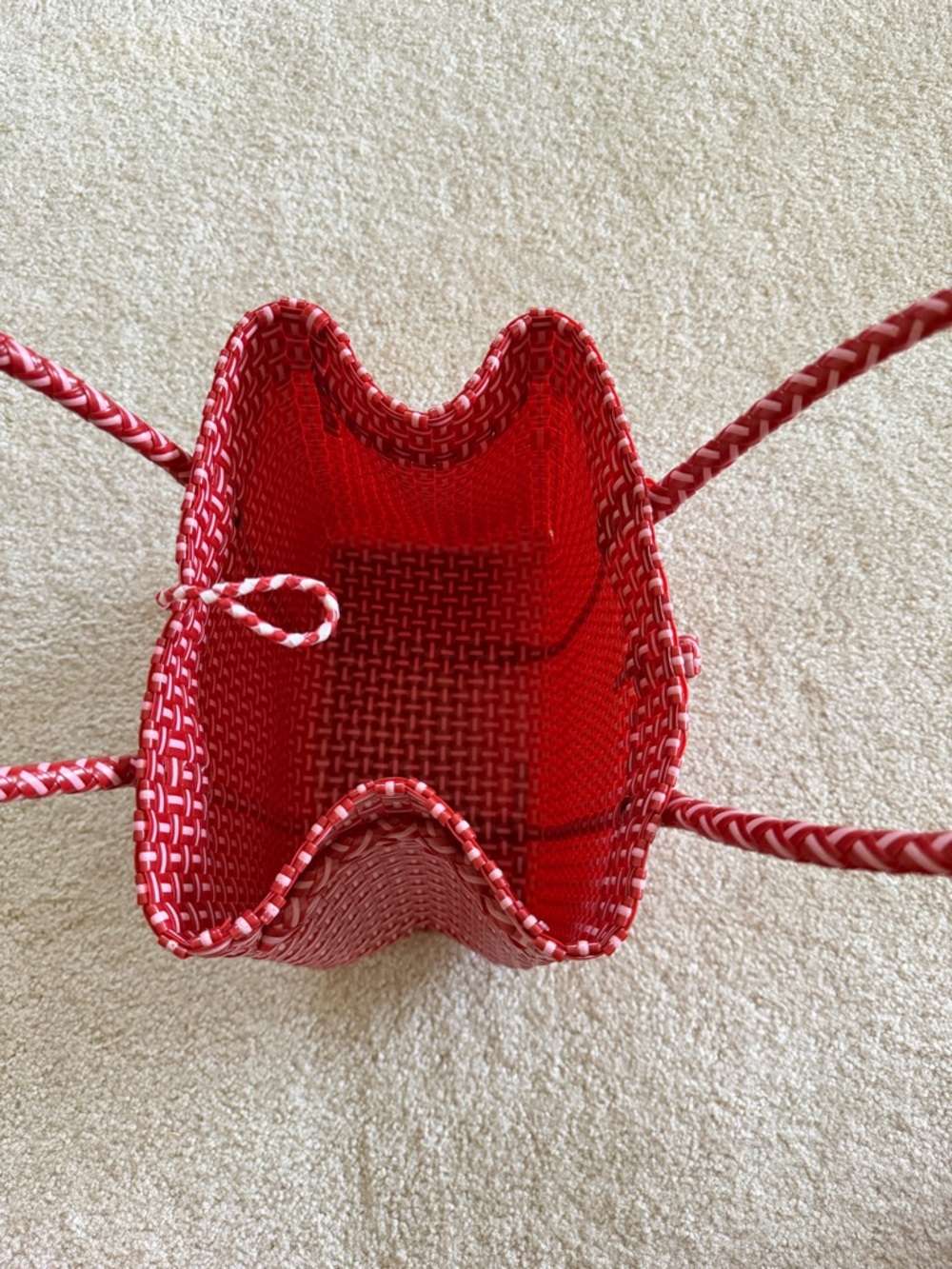 Handmade Recycled Woven Tote Bag - Picture 5 of 12
